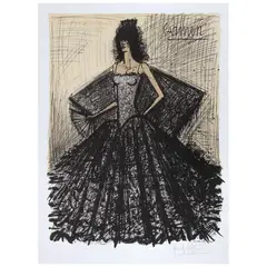 Carmen II by Bernard Buffet, 1981, Litografía offset E. A, sold Dec 2025