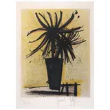 Bernard Buffet, Le Chrysanthème du Japon, 1966, Litografía sobre papel japonés 17 / 25