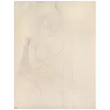 Amedeo Modigliani, Nue assise, 1959, Litografía 67 / 750
