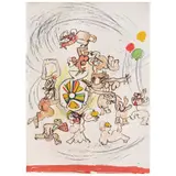 Roberto Matta, Dos himnos de la noche del agua de Gabriela Mistral, de la serie Verbo América