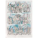 Roberto Matta, Untitled, Litografía E. A