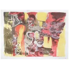 Roberto Matta, L’eau est Mana, 1974, Litografía 39 / 200