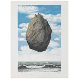 Le Château des Pyrénées by René Magritte, Litografía 179 / 275, edición póstuma, sold Dec 2025