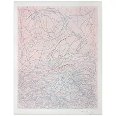 Morning grass by Mark Tobey, 1975, Litografía 132 / 150, sold Dec 2025
