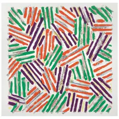 Cross Hatch by Jasper Johns, 1977, Serigrafía edición de un tiraje de 3000, offered Dec 2025