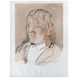 Jose Luis Cuevas, Autorretrato, Serigrafía 81 / 160