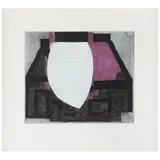 Miguel Castro Leñero, Casa negra I, Grabado al aguafuerte, aguatinta y crayón 12 / 30