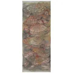 Carmen Parra, Tortugas del Pacífico, Mixta sobre papel