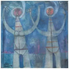 Arturo Morín, Untitled, Óleo y arena sobre tela