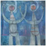 Arturo Morín, Untitled, Óleo y arena sobre tela