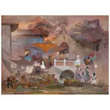 Alberto Vázquez Navarrete, Los pichones, 1985, Óleo sobre tela