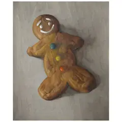 Juan Carlos del Valle, Galleta IV, Óleo sobre tela