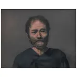 Rafael Coronel, El viejito, Óleo sobre masonite