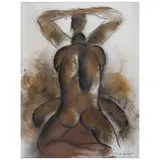 Ricardo Martínez, Untitled, Óleo, tinta y lápiz de grafito sobre papel