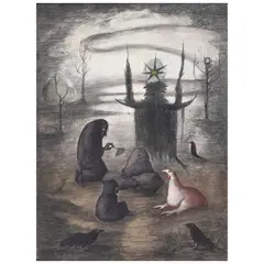 Leonora Carrington, Drue, 1992, Litografía 30 / 75