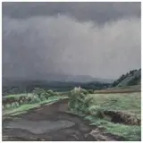 Larissa Barrera, Y llegó la calma, 2016, Óleo sobre tela