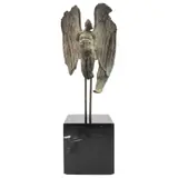 Jorge Marín, Boceto Oboe Roto Alado, Escultura en bronce P. A. IV / IV en base de mármol