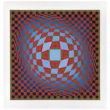Victor Vasarely, Louisiana III, de The Louisiana portfolio, 1985, Serigrafía 67 / 275