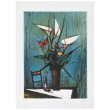 Bernard Buffet, Flowers, ca. 1977, Litografía offset 69 / 250