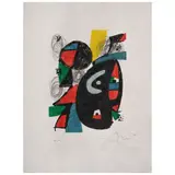Joan Miró, XII, de la carpeta La Mélodie Acide