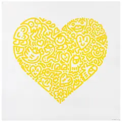 Sam Cox, Unlocked Heart, de la serie Pop Heart, 2021, Serigrafía en papel algodón 52 / 300