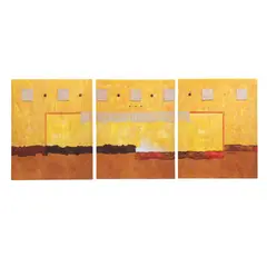 Eduardo Castera, Untitled, Acrílico sobre tela, tríptico