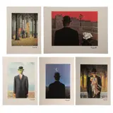 René Magritte, Lote de impresiones basadas en pinturas del artista, Impresiónes sobre papel algodón 44 / 150, 21 / 150, 25 / 150, 31 / 150, 33 / 150