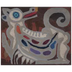 Rodrigo Pimentel, Perra, 1991, Óleo sobre tela