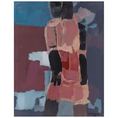 Enrique Echeverría, La mulata, Óleo sobre tela
