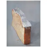 Juan Carlos del Valle, Lemon poundcake / Panqué de limón, Óleo sobre tela