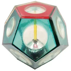 Dodecaedro verde by Feliciano Béjar, 1970, Escultura en acrílico, offered Nov 2025