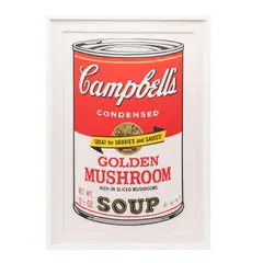 Andy Warhol, II.62: Campbell´s Soup II, Golden Mushroom Soup, Serigrafía