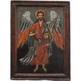 Icono, RUSIA, CA, 1900, Óleo sobre madera