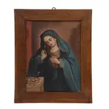 Virgen Dolorosa, MÉXICO, CA, 1900, Óleo sobre tela