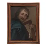 San Judas Tadeo, MÉXICO, FINALES DEL SIGLO XVIII, Óleo sobre lámina de cobre