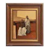 Edmundo Rodríguez, Mujeres Indígenas, Óleo sobre tela