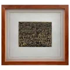 Sergio Hernández, Untitled, Grabado al aguatinta P. I