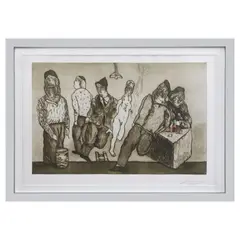 Jose Luis Cuevas, Tiempo Morir, Grabado al aguafuerte y aguatinta 75 / 75