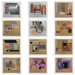 Manuel Felguérez, Diferencia y continuidad, 2005, Serigrafías 32 / 100