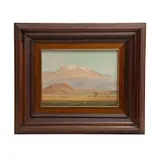 Francisco Urbina, Vista de Chalco, Óleo sobre tela