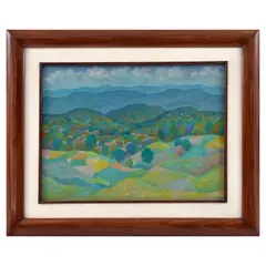 Aurelio Pescina, Paisaje, Óleo sobre tela