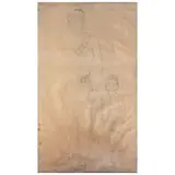 Juan O'Gormann, Boceto para el fresco "Retablo de la Revolución", Lápiz de grafito sobre papel albanene