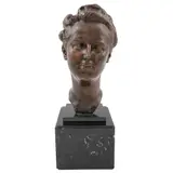 Ignacio Asúnsolo, Lupe Marín, Escultura en bronce en base de mármol