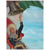 Vicente Morales, Toque de libertad, Óleo sobre masonite