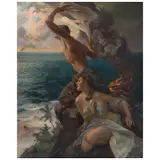 Jaime Sadurní, Naufragio, ca. 1960, Óleo sobre tela