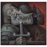Jorge González Camarena, Derecho de conquista #2, 1979, Óleo sobre tela