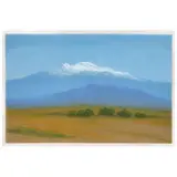 Luis Nishizawa, Iztaccíhuatl, 2000, Grabado al aguafuerte intervenido con temple