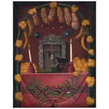 Arturo Estrada, Ofrenda, Óleo sobre tela