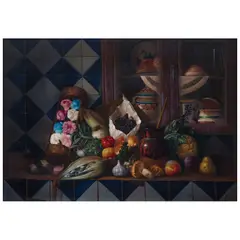 Bodegón by Armando Ahuatzi, Óleo sobre tela, sold Sep 2025