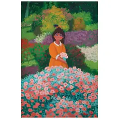 Trinidad Osorio, Ericka's Bouquet, Óleo sobre tela